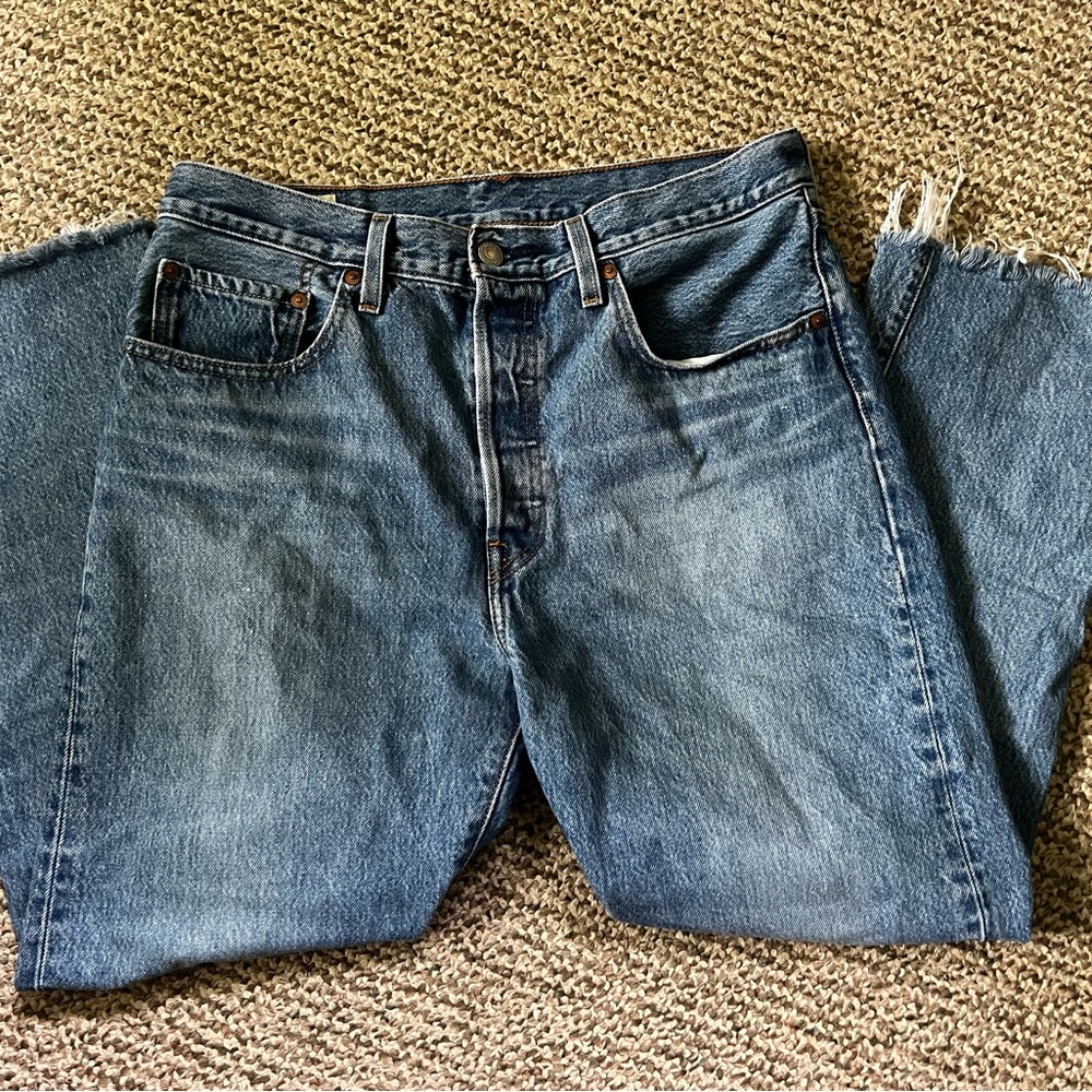 Levi's Blue Straight Jeans Classic Design